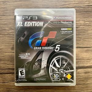 PS3 Grand Turismo 5 XL Edition (Sony Playstation 3) Complete w/ Manual - Tested